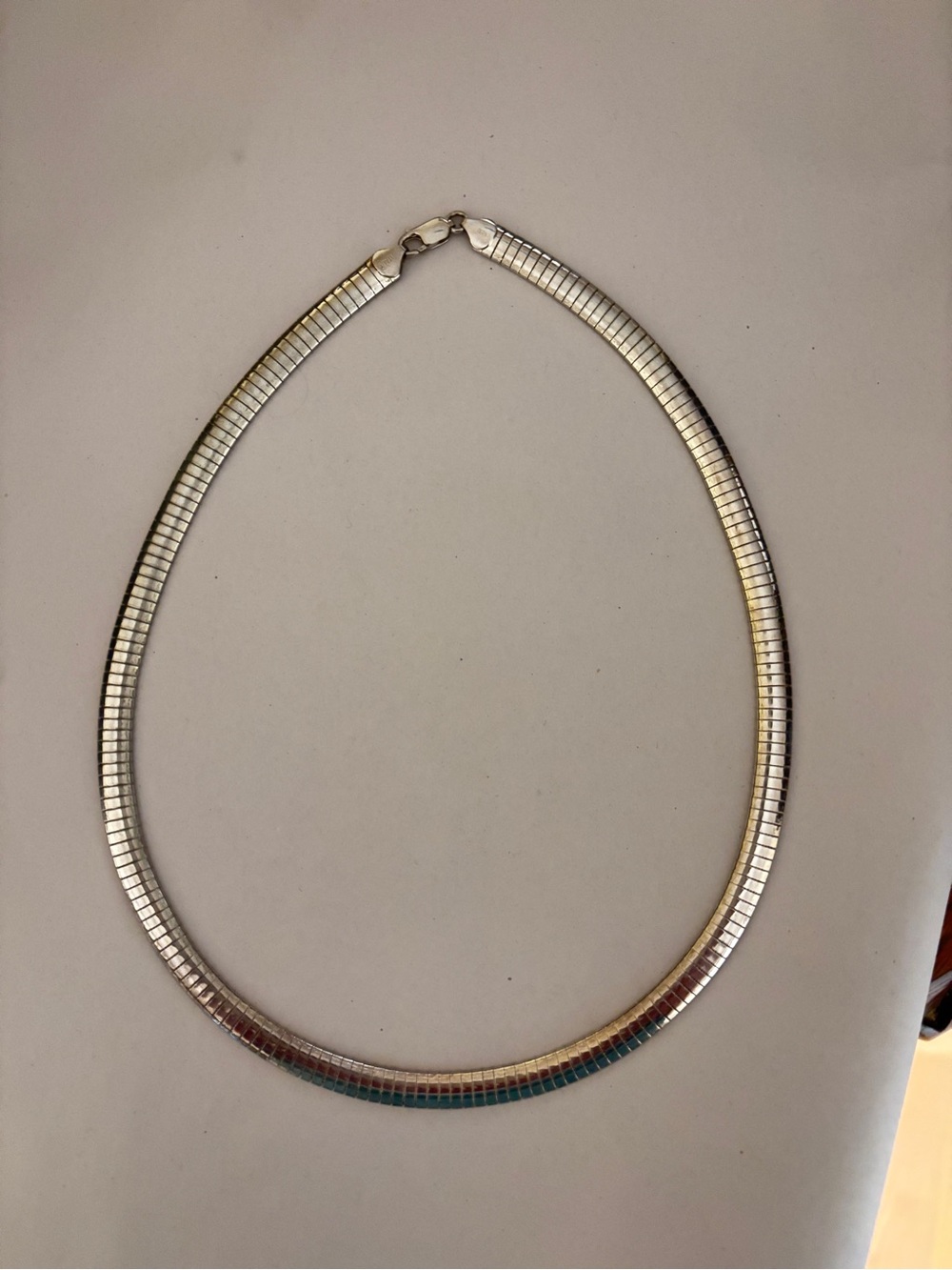 Classic Silver Herringbone Necklace - Elegant Women Jewelry